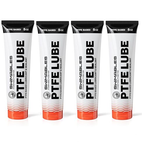 سويمابلز 5 أوقية لوب PTFE - مانع تسرب قائم على PTFE لتشحيم حمام السباحة والحشوات ومعدات حمامات السباحة - زيوت سحرية طويلة الأمد لزيوت تصفية حمامات السباحة، مضخات السبا - مقاومة للماء وغير قابلة للذوبان - عبوة واحدة in Kuwait