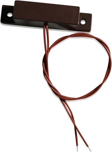 10 أجهزة استشعار تلامس للأبواب سلكية باللون البني، مثبتة على السطح NC، 10 قطع، 5.5 × 6.5 × 0.75 بوصة، سلكية مع بطارية احتياطية، متوافقة مع أنظمة التحكم في الوصول والإنذار ضد السرقة in Kuwait