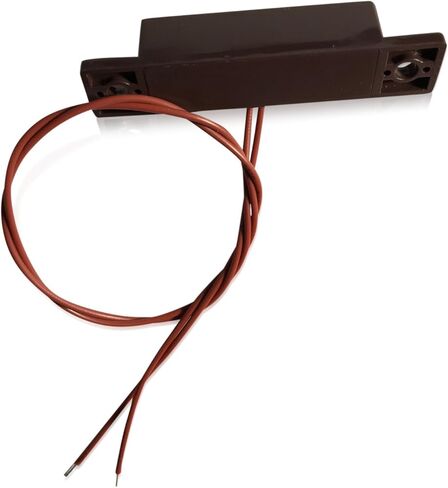 10 أجهزة استشعار تلامس للأبواب سلكية باللون البني، مثبتة على السطح NC، 10 قطع، 5.5 × 6.5 × 0.75 بوصة، سلكية مع بطارية احتياطية، متوافقة مع أنظمة التحكم في الوصول والإنذار ضد السرقة in Kuwait