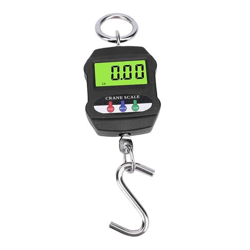 Kikumi Portable Scale with Backlit LCD Display 300kg for Outdoor Farm Fishing Activities with S-Hook Suitable for Crane Scale in Kuwait