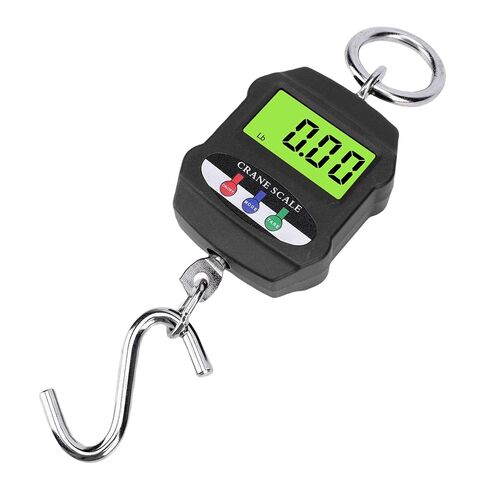 Kikumi Portable Scale with Backlit LCD Display 300kg for Outdoor Farm Fishing Activities with S-Hook Suitable for Crane Scale in Kuwait