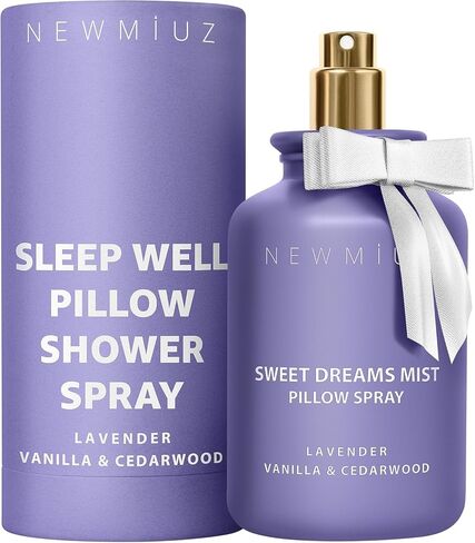 Sweet Dreams Sleep Pillow Spray Lavender Vanilla Cedarwood Essential Oils Aromatherapy Mist Calming Stress Relief Bedtime Shower Spray Self Care Gift in Kuwait