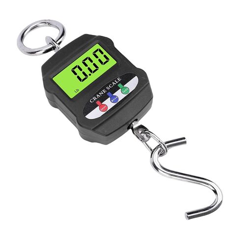 Kikumi Portable Scale with Backlit LCD Display 300kg for Outdoor Farm Fishing Activities with S-Hook Suitable for Crane Scale in Kuwait
