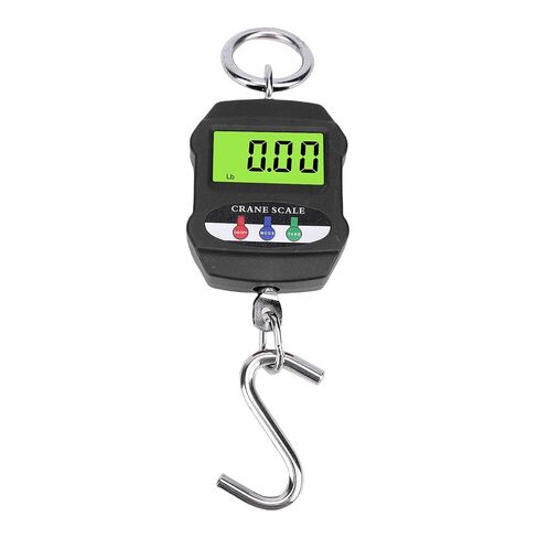 Kikumi Portable Scale with Backlit LCD Display 300kg for Outdoor Farm Fishing Activities with S-Hook Suitable for Crane Scale in Kuwait
