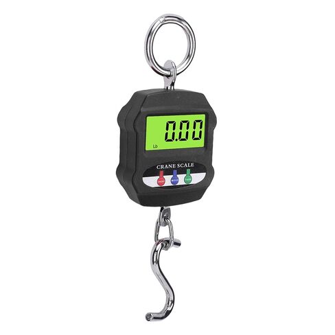 Kikumi Portable Scale with Backlit LCD Display 300kg for Outdoor Farm Fishing Activities with S-Hook Suitable for Crane Scale in Kuwait