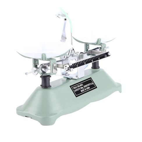 Fockety Triple Beam Balance 22 × 16 × 10 200G 0.2G Mechanical Scale with Weights, Chemical Physics Laboratory, Learning Aid, Weight Holder in Kuwait