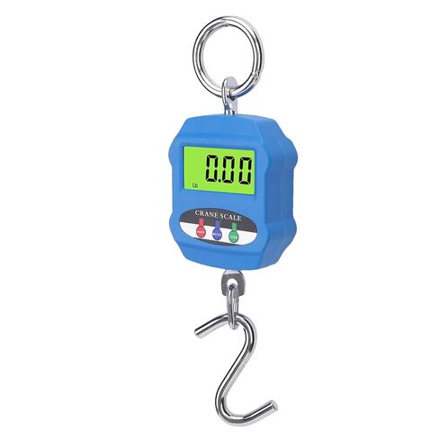 Kikumi Digital Crane Scale, Mini Portable 300kg/660Lb Scale with LCD Backlit, S-Hook, Portable Hanging Scale for Farm Fishing Travel, Stainless Steel in Kuwait