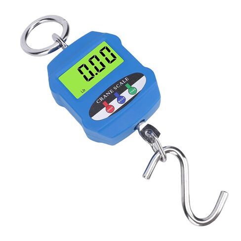 Kikumi Digital Crane Scale, Mini Portable 300kg/660Lb Scale with LCD Backlit, S-Hook, Portable Hanging Scale for Farm Fishing Travel, Stainless Steel in Kuwait