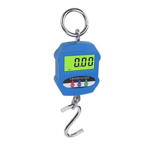 Kikumi Digital Crane Scale, Mini Portable 300kg/660Lb Scale with LCD Backlit, S-Hook, Portable Hanging Scale for Farm Fishing Travel, Stainless Steel in Kuwait