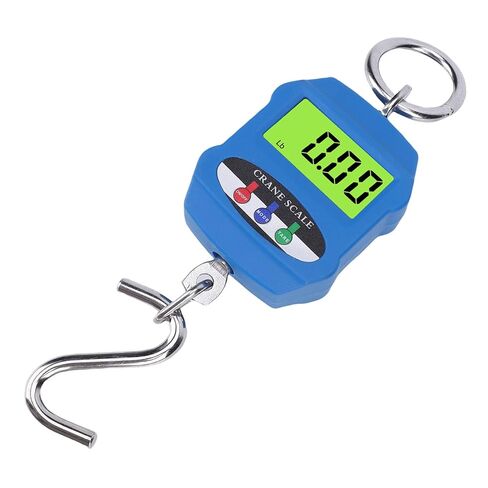 Kikumi Digital Crane Scale, Mini Portable 300kg/660Lb Scale with LCD Backlit, S-Hook, Portable Hanging Scale for Farm Fishing Travel, Stainless Steel in Kuwait