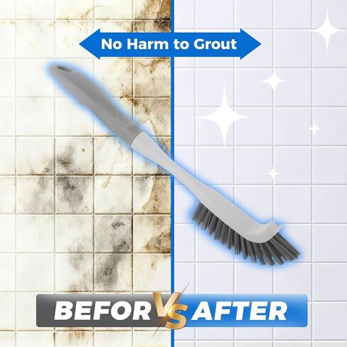 3 Pack Heavy Duty Scrub Brush Set for Household Use, Long Scrub Brush, Handheld Scrub Brush, and Crevice Brush with a Scraper Head for Cleaning Bathroom, Tile, Grout, Tub, Floor, Sink in Saudi Arabia