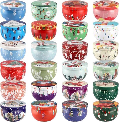 40 Pack Scented Candle Set, 10 Fragrances, 35g Natural Soy Wax Candles with Smokeless Cotton Wicks, Ideal for Home Decor, Yoga, Meditation, Spa & Gifting.Mother's Day in Saudi Arabia