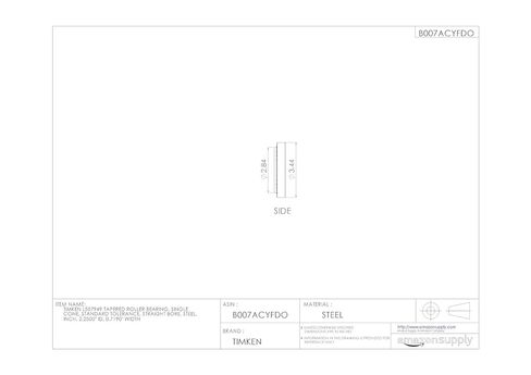 L507949 تحمل المخروط. الدقة 2-1/4 التجويف 23/32 بوصة العرض in Saudi Arabia