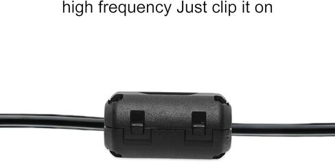 مجموعة أساسية من حلقة الفريت متعددة الأحجام مكونة من 20 قطعة - خرزات الفريت سهلة التركيب لمنع الضوضاء EMI/RFI، تناسب الكابلات 0.14/0.28/0.35/0.51 بوصة (3.5/7/9/13 مم) in Kuwait