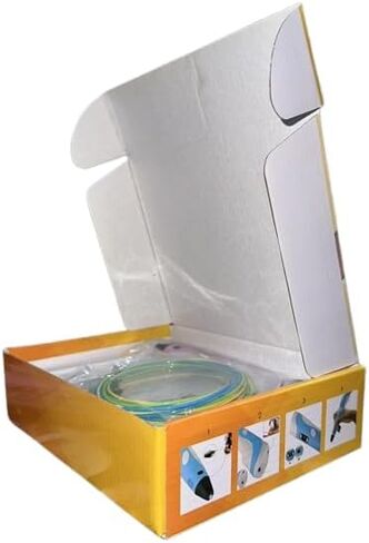 Three-Dimensional Printing Pen Draw Pen Speed & Temperature, Compatible with PLA/ABS Craft Tool with Refills (Black) in Kuwait