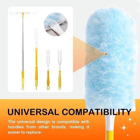 عبوات منفضة سيت سيل عدد 25 متوافقة مع منافض سويفر لتنظيف منفضة الغبار للاستعمال مرة واحدة، مجموعة تنظيف منفضة متعددة الأسطح بزاوية 360 درجة لمروحة السقف والمكفوفين والأثاث in Kuwait