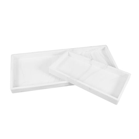 GANAZONO 2pcs Silicone Vanity Tray Sponge Holder for Kitchen Sink Non-Slip Dish Soap Holder Vanity Storage Organizer for Bathroom in Saudi Arabia