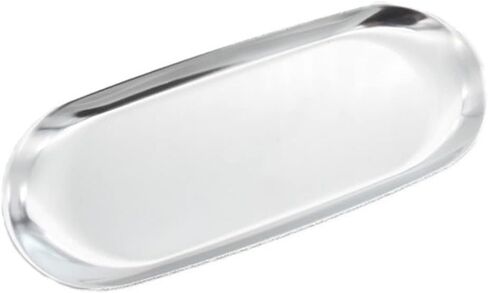 Vaguelly Silver Tray for Dental Stainless Steel Serving Tray Medical Instrument Storage Reusable in Saudi Arabia