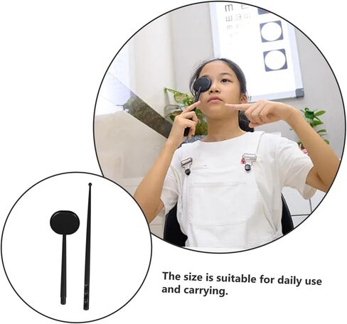 8pcs Handheld Eye Occluder Set for Test Optometry Instrument for Eye Chart Comfortable Design Portable Easy to Clean Versatile and Home Use in Saudi Arabia