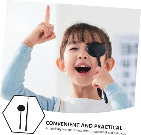 8pcs Handheld Eye Occluder Set for Test Optometry Instrument for Eye Chart Comfortable Design Portable Easy to Clean Versatile and Home Use in Saudi Arabia