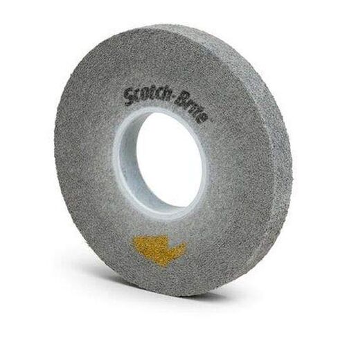 3M 94908 Scotch-Brite EXL Deburring Wheel-RPM: 4500, 8X1X3, Grade: 9S FIN in Saudi Arabia