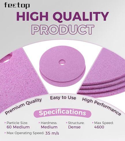 OR534-18 شحذ عجلة طحن بالمنشار 1/8 بوصة × 5 3/4 بوصة، متوافق مع مبراة سلسلة منشار سلسلة تيكوميك/أوريغون، مناسبة لمناشير سلسلة 3/8 بوصة 325 درجة (4 قطع) in Kuwait