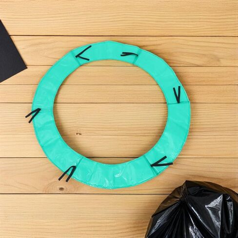 Trampoline Safety Pad Replacement 6ft Round Spring Cover with Pe Sponge Padding Green Protective Mat for Outdoor Trampoline Parts and Accessories in Saudi Arabia