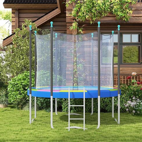 12 قدم TFor Rampoline وسادة أمان غطاء زنبركي مناسب لجميع الأحوال الجوية، ممتاز مقاوم للماء، مقاوم للتمزق، شديد التحمل، تغطية كاملة قوية للغاية، هيكل محمي من الأشعة فوق البنفسجية in Kuwait