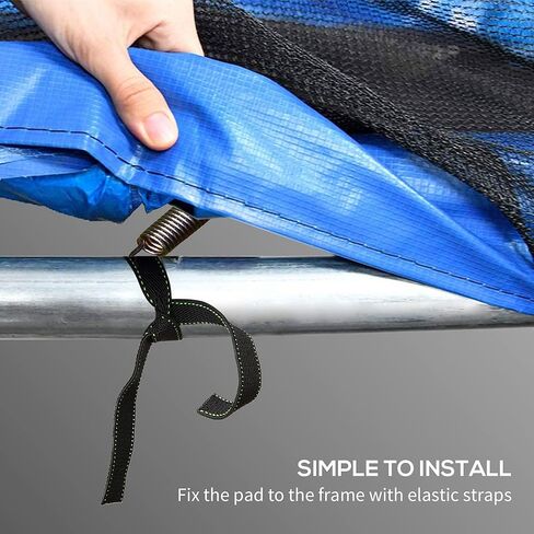 12 Foot TFor rampoline Safety Pad Spring Cover Premium Water-Resistant Tear-Resistant Heavy-Duty All-Weather Durable Full Coverage Extra Strong UV Protected Quality in Saudi Arabia