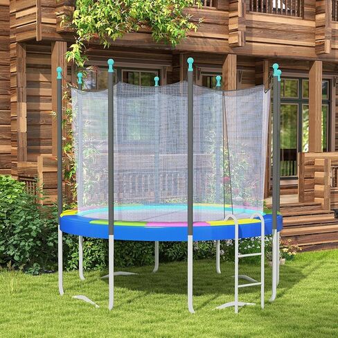 12 Foot TFor rampoline Safety Pad Spring Cover Premium Water-Resistant Tear-Resistant Heavy-Duty All-Weather Durable Full Coverage Extra Strong UV Protected Quality in Saudi Arabia