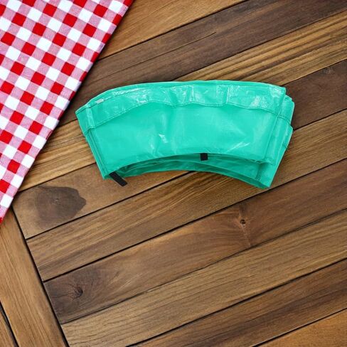 ibasenice Trampoline Spring Pad استبدال وسادة أمان مستديرة بطول 6 أقدام مع بطانة من إسفنج البولي إيثيلين وغطاء واقٍ مقاوم للماء ومقاوم للتمزق للاستخدام في الهواء الطلق in Saudi Arabia
