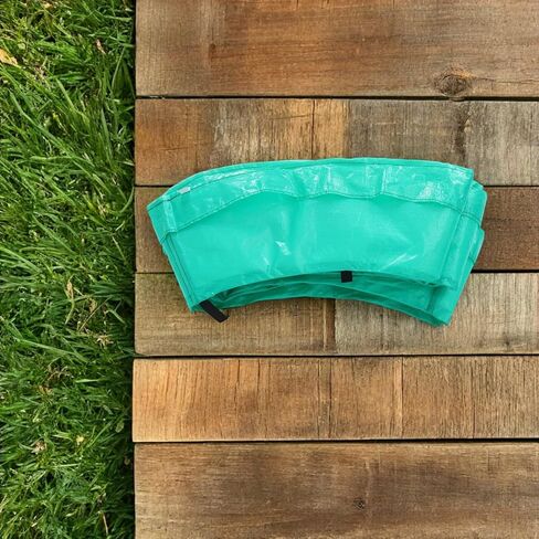 ibasenice Trampoline Spring Pad استبدال وسادة أمان مستديرة بطول 6 أقدام مع بطانة من إسفنج البولي إيثيلين وغطاء واقٍ مقاوم للماء ومقاوم للتمزق للاستخدام في الهواء الطلق in Saudi Arabia