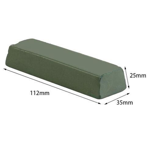 Buffing Compound, 112x35x25mm/4.4x1.4x1.0in Professional Abrasive Polishing Paste Fine Polishing Buffing Compound Metal Grinding Tool for Leather Products in Saudi Arabia