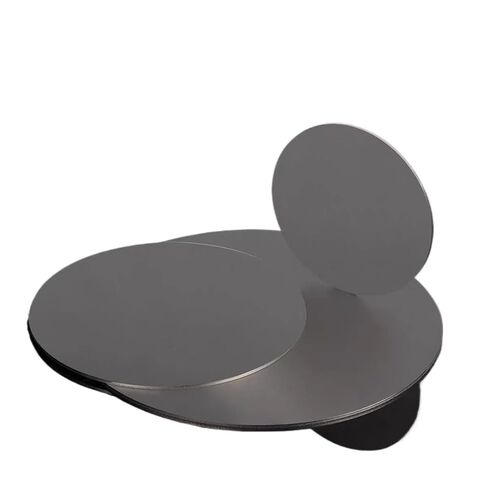 A3 Round Iron Plate - 3mm Thick Metal Sheet for Mechanical Testing and DIY Projects, Various Diameters Available(100mm 2pcs) in Saudi Arabia