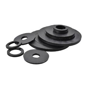 30-300Pcs M2~M24 Black Plastic Nylon Shim Gasket gaskets Insulation Round Ring Shim Resistant Plastics Flat for Screws Washers Hardware(M12x40x2mm(10PCS)) in Kuwait