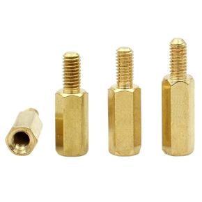 M2 M2.5 M3 M4 M5 M6 Male to Female Brass Spacer Long Hexagonal Brass PCB Standoff Spacers(14mm) in Saudi Arabia