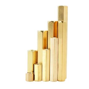 Brass Standoff Screw Spacer M2 M3 M4 M5 M6 M8 Motherboard Hex Board Rack Spacing Bolt Copper Female PCB Pillars(18mm) in Kuwait
