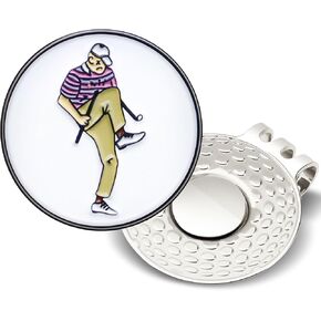 علامة كرة الجولف Ugotit مع مشبك قبعة مغناطيسي، علامة كرة الجولف المغناطيسية لوضع علامة كرة الجولف القابلة للإزالة، ملحقات مشبك قبعة الجولف هدايا مضحكة، من أجل جيلمور السعيد، من أجل Tiger Woods in Kuwait