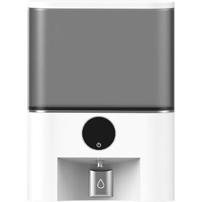 موزع غسول الفم الأوتوماتيكي الذكي X124 - 18.26 أونصة للدفع بدون لمس مع 4 أكواب ملونة، 4 أوضاع توزيع، قابلة لإعادة الشحن عبر USB-C، شاشة LED، حامل على الحائط - مقاوم للماء (أبيض) in Kuwait