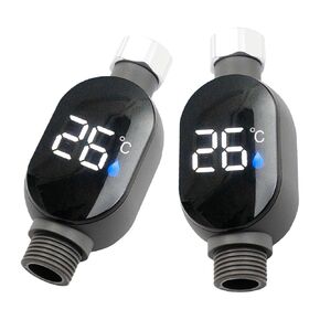 Shower Temperature Meter LED Digital Display Gauge Household Water Thermometers Bath Thermostat Shower Meter in Kuwait