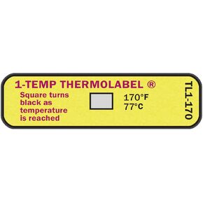 1-درجة الحرارة الحرارية 170 درجة فهرنهايت/77 درجة مئوية مجموعة ملصقات درجة الحرارة مكونة من 24 ملصقًا in Kuwait