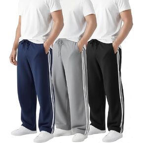 بنطال مبطن بالصوف للأطفال الأولاد برباط، بنطلون رياضي دافئ، 3 قطع، 4-16 سنة in Kuwait