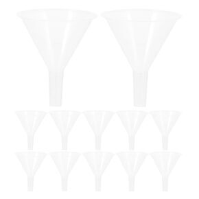Luxshiny 20pcs Plastic Short Stem Funnels 60mm Laboratory Separatory Funnels for Filling Bottles and Filtering Liquids in Scientific and Kitchen Use in Kuwait