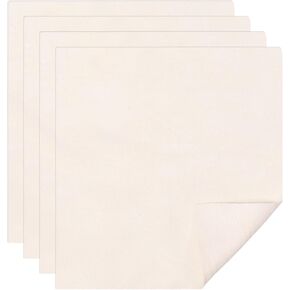 4 Pcs Piano Cleaning Cloths Piano Polishing Cloths Guitar Dusting Cloth for Violin Flute Trumpet Trombone Musical Instruments, Yellow, 5.7×5.7 Inch in Kuwait