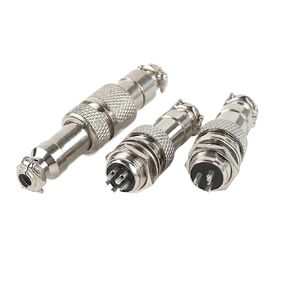5Set GX12 Nut/Docking Type Male&Female Connector Screw Power Socket& Terminal Cable Pluggable Port(Nut Type,4P) in Kuwait