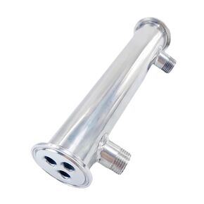 1.5 بوصة (38 مم) حلقة OD50.5 مم، مكثف ثلاثي المشبك مع خيط ذكر 1/2 بوصة لتقطير التخمير المنزلي L-300 مم، 3 أنابيب داخل المعرف 8 مم in Kuwait