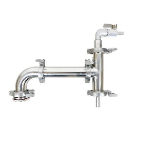 نوع جديد 1.5 "مكثف بخار ثلاثي المشبك المنزلي بدون لحام، جزء غلاية الغليان الداخلي لتقطير 304 من الفولاذ المقاوم للصدأ in Kuwait