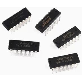 100Pcs 74LS00 74LS02 74LS04 SN74LS08 74LS07 74LS10 74LS11 74LS14 74LS30 DIP-14(SN74LS10N) in Kuwait