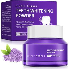 Enamel-Safe Teeth Whitening Powder – Gentle on Teeth – No Sensitivity Formula – Removes Stains – 15g Breath Freshening Whitening Powder in Kuwait