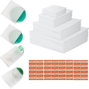 200 كيس إسفنجي للوسادة، أكياس تغليف إسفنجية متحركة، كوب حماية، كوب، أكواب، الصين، والأطباق، مستلزمات التعبئة للتحرك in Kuwait